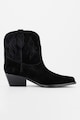 NINE WEST Botine western de piele intoarsa Texen Femei