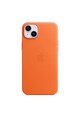 Apple Husa de protectie  Leather Case with MagSafe pentru iPhone 14 Plus, Orange Barbati