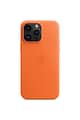 Apple Husa de protectie  Leather Case with MagSafe pentru iPhone 14 Pro Max, Orange Barbati