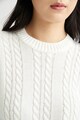 DeFacto Kerek nyakú csavart kötésmintájú pulóver női