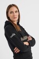 Geo Norway Gymclass kapucnis pulóver hímzett logóval és cipzáros hasítékkal női
