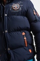 Geographical Norway Verveine steppelt télikabát levehető kapucnival férfi