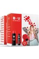 B.U. Подаръчен комплект BU Heartbeat, Жени: Тоалетна вода, 50 мл + Дезодорант спрей за тяло, 150 мл + Подарък шапка Жени
