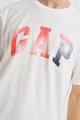 GAP Tricou din bumbac organic cu imprimeu logo Barbati