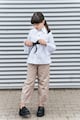 EMMA concept wear Középmagas derekú lefelé szűkülő nadrág Lány