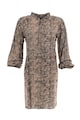 RESENSE Къса разкроена рокля Adria от ефирна материя Жени