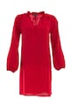 RESENSE Къса разкроена рокля Adria от ефирна материя Жени