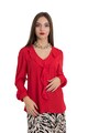 RESENSE Свободнопадаща блуза Florenta с шпиц и набирания Жени