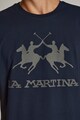 LA MARTINA Tricou de bumbac cu imprimeu logo Barbati