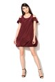 Zee Lane Collection Rochie rosu Bordeaux cu terminatie elastica Femei