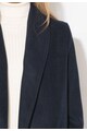 Zee Lane Collection Тъмносиньо палто с големи ревери Жени