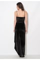 Zee Lane Collection Дълга черна рокля с голяма цепка Жени