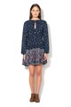 Pepe Jeans London Rochie bleumarin cu imprimeu floral Peggie Femei