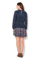 Pepe Jeans London Rochie bleumarin cu imprimeu floral Peggie Femei