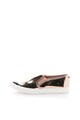 Steve Madden Pantofi slip-on auriu rose cu varf argintiu Eleete Femei