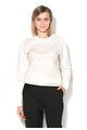 Eleven paris Bluza sport alb unt cu aplicatie text Blopic Femei