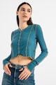 Diesel Къса блуза Ribyel с контрастни шевове Жени