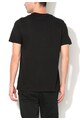 Eleven paris Tricou negru cu imprimeu catifelat Aweek Barbati