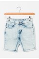 United Colors of Benetton Bermude bleu din denim cu aspect decolorat Fete