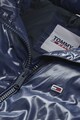 Tommy Jeans Pihével bélelt rövid télikabát fényes hatással női