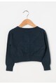 Pepe Jeans London Cardigan bleumarin cu buzunare frontale Gemma Fete