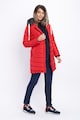 Lee Cooper Női kabát,  kapucnival és mintával, piros női