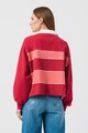 Tommy Hilfiger Icon galléros pulóver csíkos mintával női