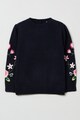 OVS Пуловер с флорална бродерия Момичета