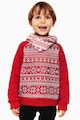 FAMILYSTA® Пуловер с овално деколте и шарки Момичета