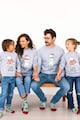FAMILYSTA® Bluza sport de bumbac cu imprimeu grafic Barbati