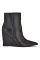 NINE WEST Botine wedge de piele Paes Femei