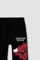 DeFacto Спортен панталон с памук и лого Момчета