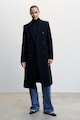Mango Lipstick gyapjútartalmú kabát dupla gombsoros dizájnnal női