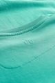 KAFT Kerek nyakú uniszex pulóver bordázott részletekkel női