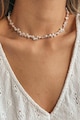 INDIRA Colier placat cu aur de 14K si perle naturale Femei