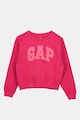 GAP Bluza sport cu logo si maneci cazute Fete