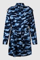 Pepe Jeans London Rochie-camasa de lyocell cu model abstract Femei