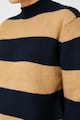 KOTON Csíkos gyapjútartalmú pulóver női