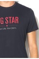 Big Star Тъмносиня тениска с лого Мъже