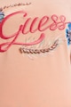 GUESS Szűk fazonú póló logóhímzéssel női