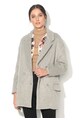 BRAVE SOUL Късо палто в сиво със свободна кройка Жени