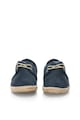 Pepe Jeans London Espadrile bleumarin de piele intoarsa cu siret Tourist Basic Barbati