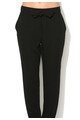 Vero Moda Pantaloni negri cu cordon in talie Mari Femei