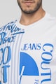 Versace Jeans Couture Laza fazonú logós póló férfi