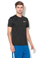 Nike Tricou standard fit cu segmente cu microperforatii, pentru alergare Barbati