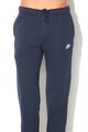 Nike Pantaloni sport regular fit cu captuseala de fleece si snur pentru ajustare Barbati