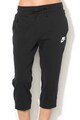 Nike Pantaloni sport 3/4 cu banda elastica in talie si buzunare Femei