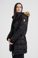 Geographical Norway Abeille bélelt télikabát kapucnival női