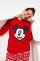 LC WAIKIKI Pijama lunga cu model cu Mickey Mouse si motive de Craciun Femei