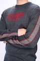 Lee Cooper Пуловер с памук и лого Мъже